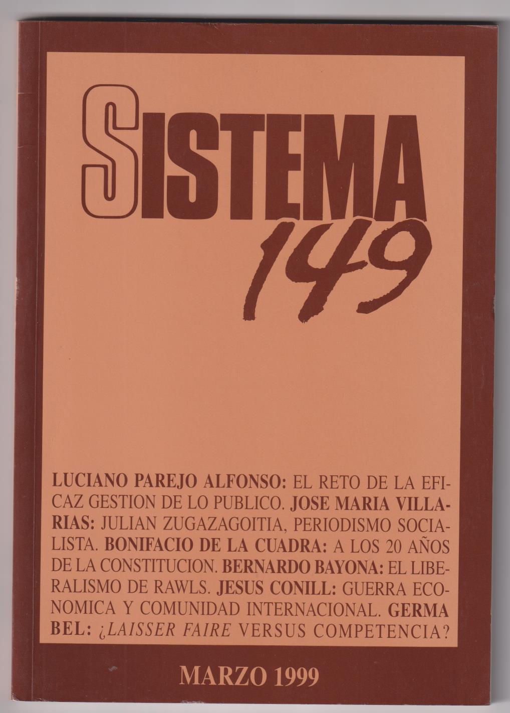 Sistema 149. Marzo 1999