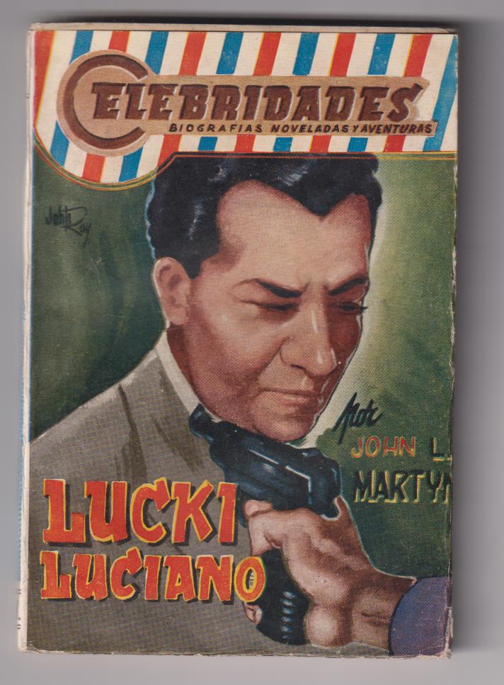 Celebridades nº 10. Lucki Luciano por John L. martyn. Dolar 195?