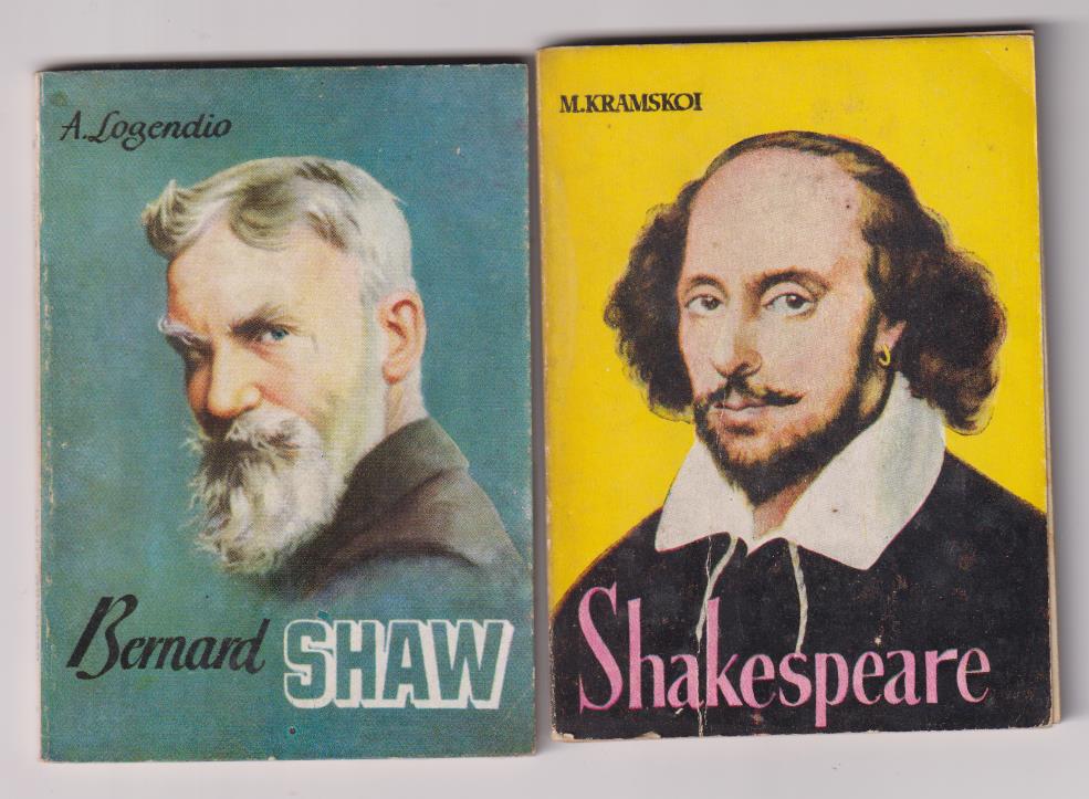 Enciclopedia Pulga. Lote de 2 ejemplares: 247 y 329: Bernard Shaw y Shakespeare