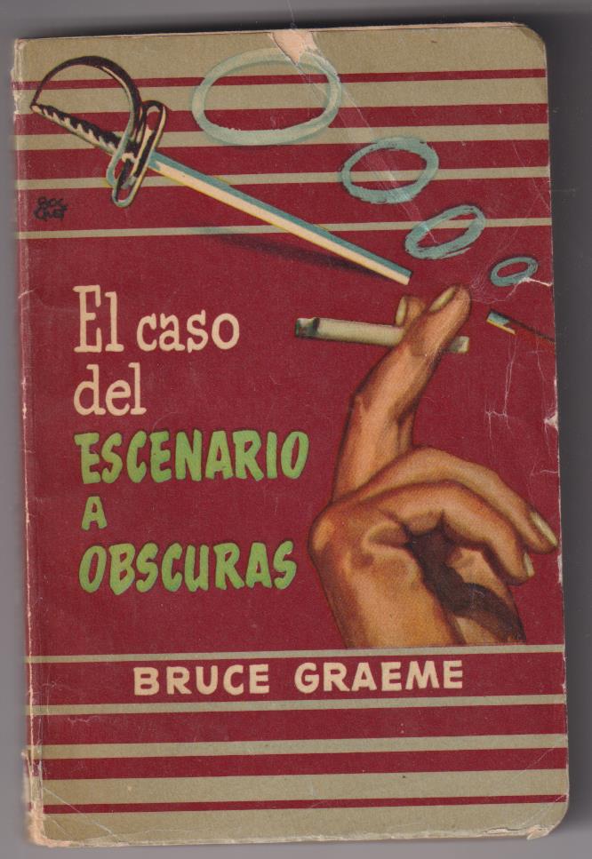 Biblioteca Oro de Bolsillo nº 64. El Caso del Escenario a oscuras. Molino 1954