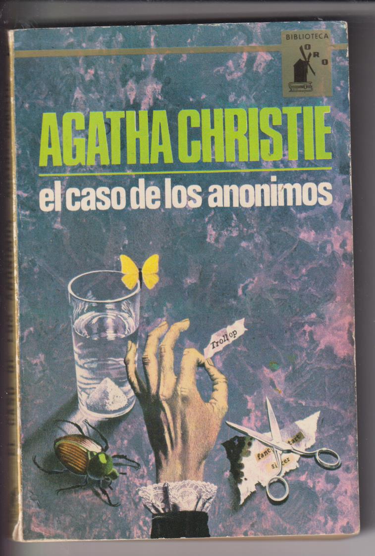 Biblioteca Oro nº 354. Agatha Christie. El Caso de los Anónimos. Molino 1961