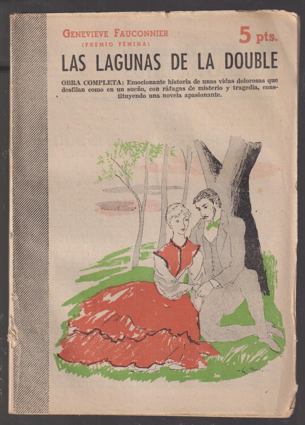Revista literaria nº 1375. las Lagunas de la Double por Genevieve Fauconnier, año 1957