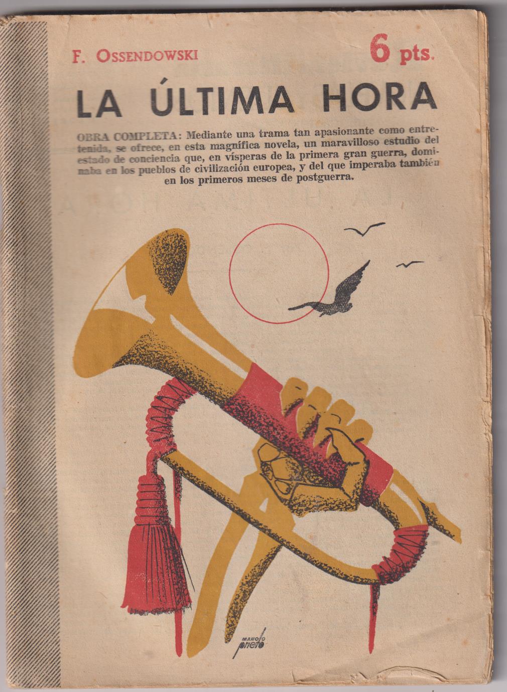 Revista Literaria Novelas y Cuentos nº 1289. La Última hora por F. Ossendowski, Año 1953