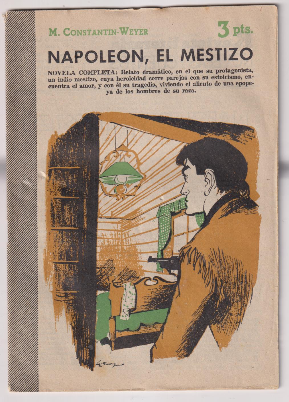 Revista Literaria Novelas y Cuentos nº 1379. Napoleón, El Mestizo por M. C. Meyer, 1957