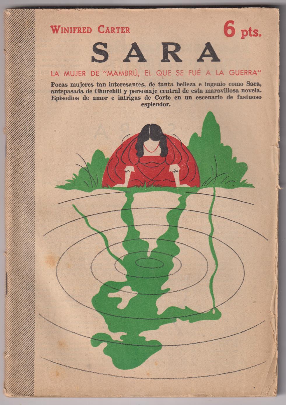 Revista Literaria Novelas y Cuentos nº 1195. Sara por Winifred Carter, Año 1954