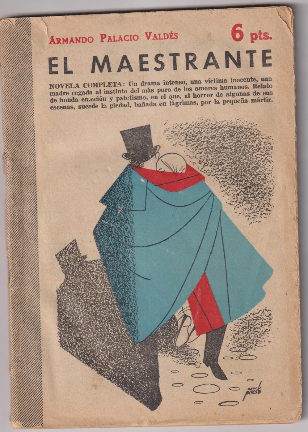 Revista Literaria Novelas y Cuentos nº 1217. A. palacio Valdés. El Maestrante, año 1954