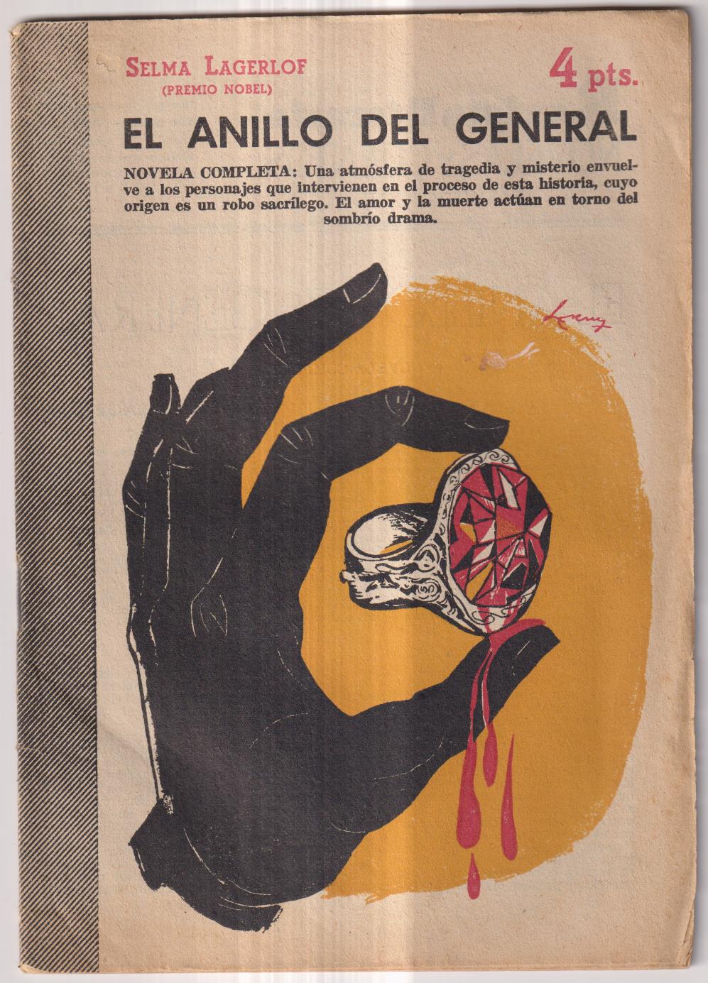 Revista GenerAL Novelas y Cuentos nº 1371. Selma Lagerlof. El anillo del General, año 1957