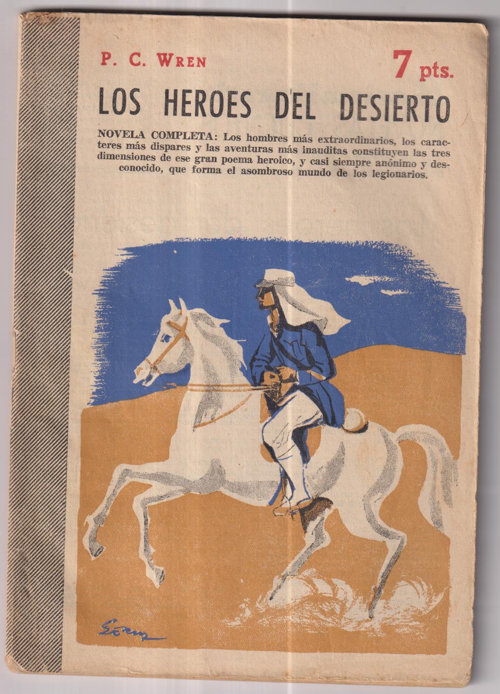 Revista Literaria Novelas y Cuentos nº 1356. P.C. Wren. Los Héroes del Desierto, Año 1957