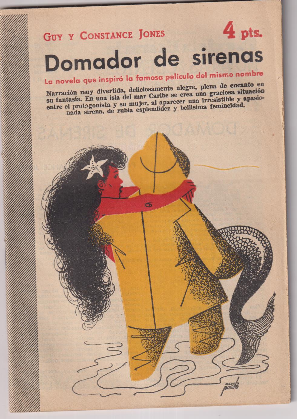 Revista Literaria Novelas y Cuentos nº 1220. Guy y C. Jones. Domador de sirenas, año 1954