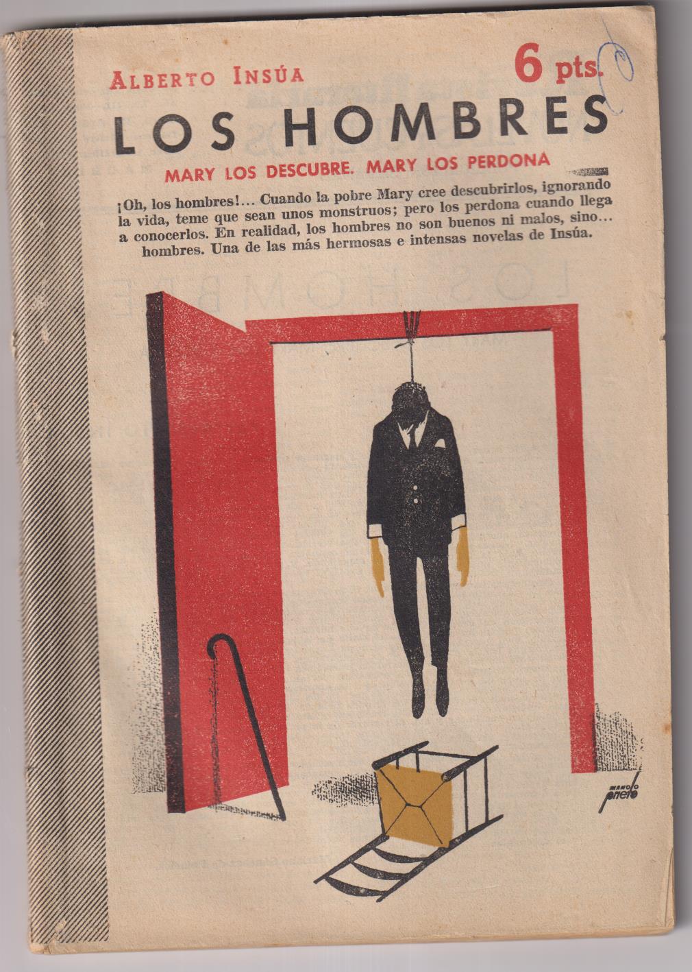 Revista Literaria Novelas y Cuentos nº 1326. Alberto Insúa. Los Hombres, Año 1958