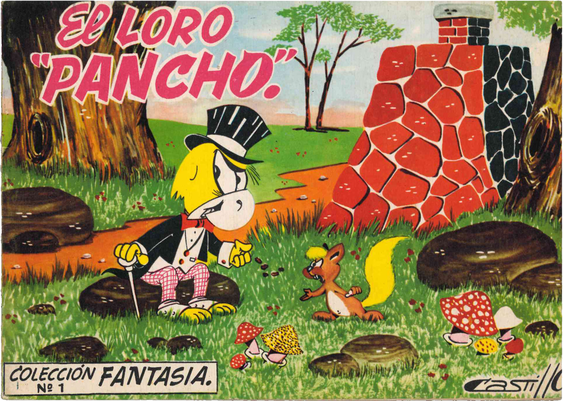 Cuento. Colección Fantasía nº 1. El Loro Pancho. Editorial Olivé y Hontoria. (25X17) RARO