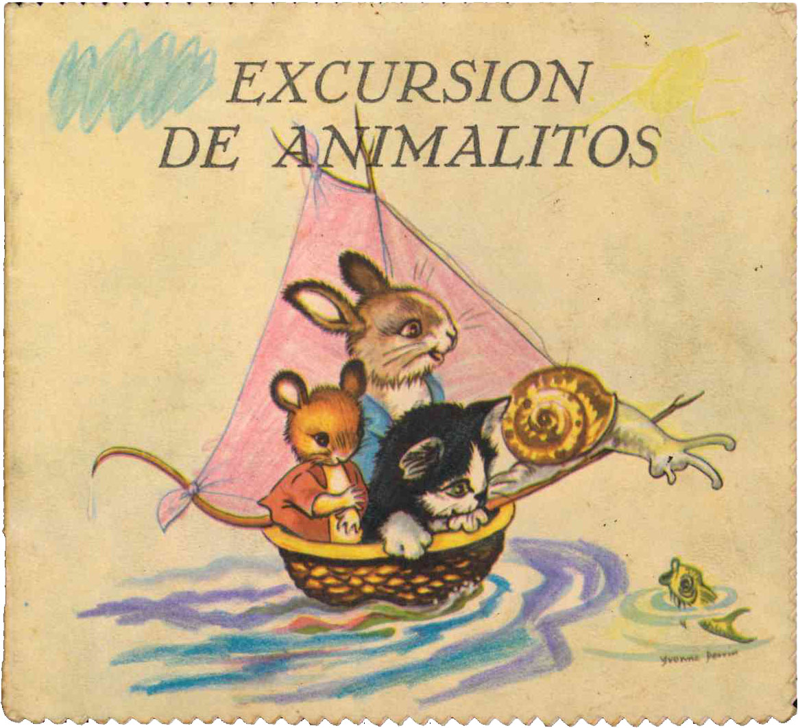 Cuento Excursión de Animalitos. Colección Celeste nº 4. Editorial Roma