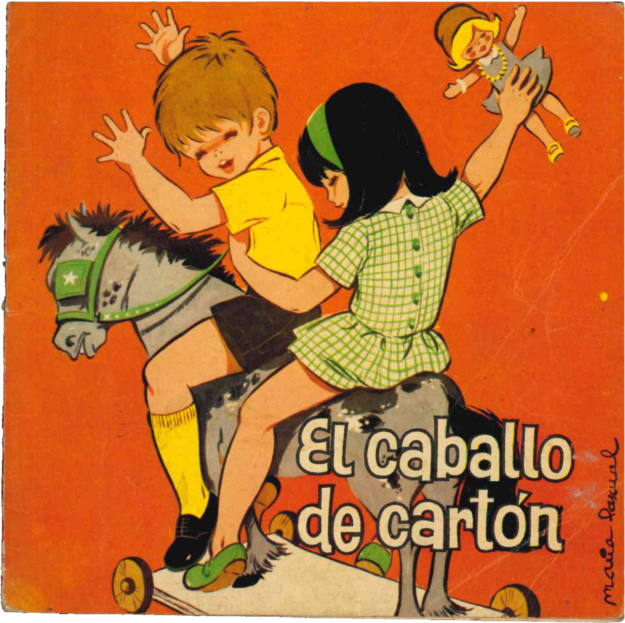 Cuento El Caballo de cartón. Dibujos de María Pascual. Toray 1961