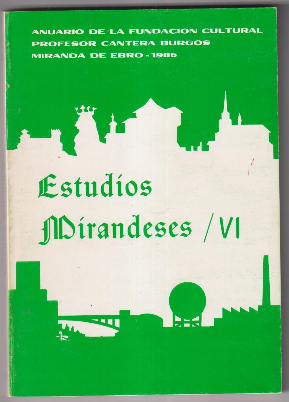 Estudios Mirandeses VI. Miranda de Ebro 1986