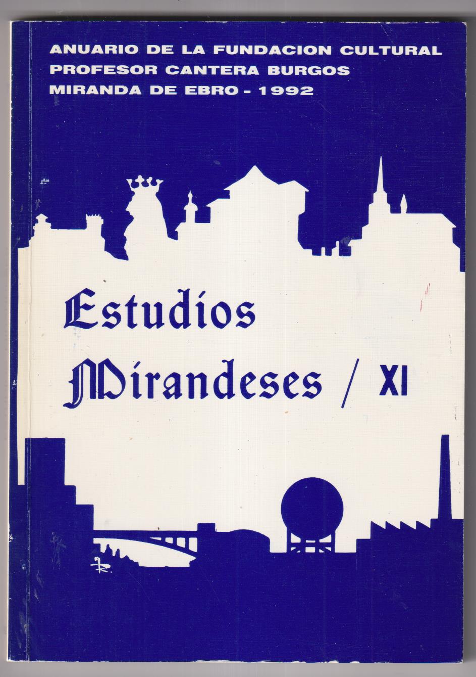 Estudios Mirandeses XI. Miranda de Ebro 1992