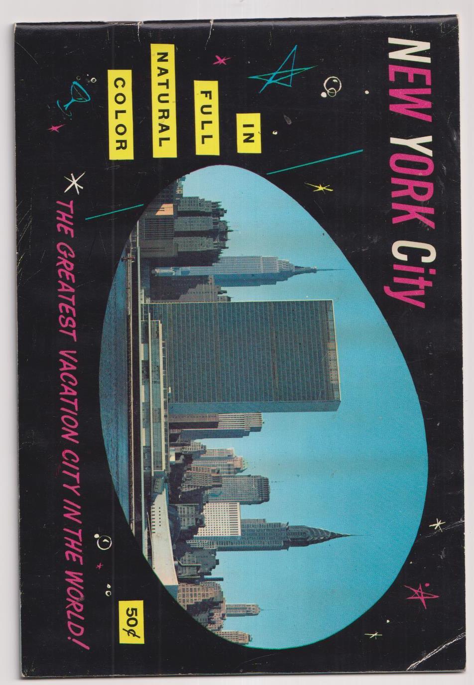 New York City in Full Natural Color  (22x15)  28 páginas con bellas vistas. Años 50-60