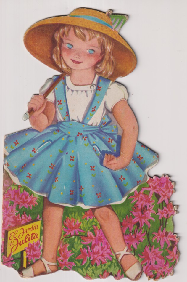 El Jardín de Julita. Cuentos Troquelados Durve nº 4. (24,5x16,5 Cm.) Distribuciones Reunidas 1958. De fondo de quiosco