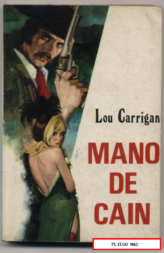 Mano de Caín por Lou Carriga. Producciones Editoriales 1975