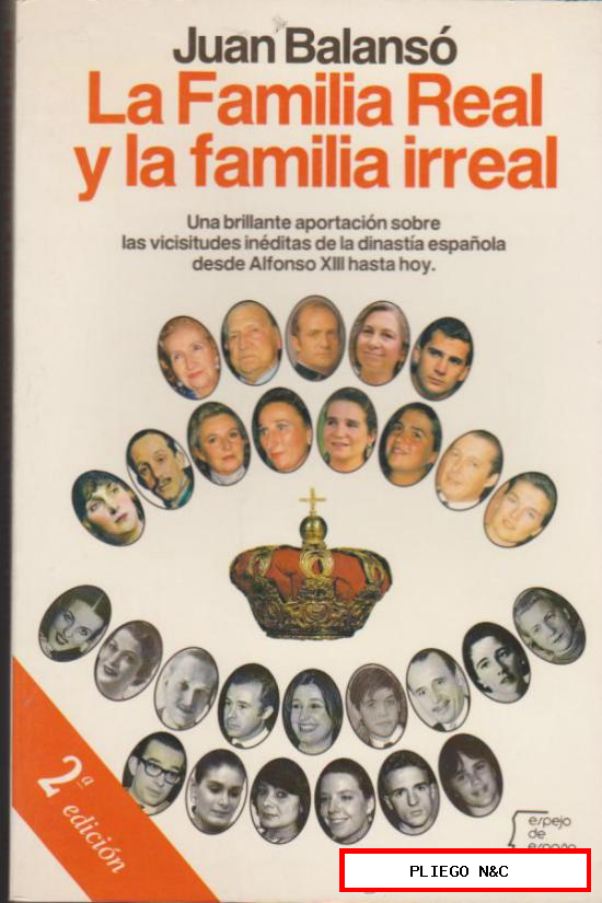 La Familia Real y la familia irreal. Juan Balansó. Espejo de España-Planeta