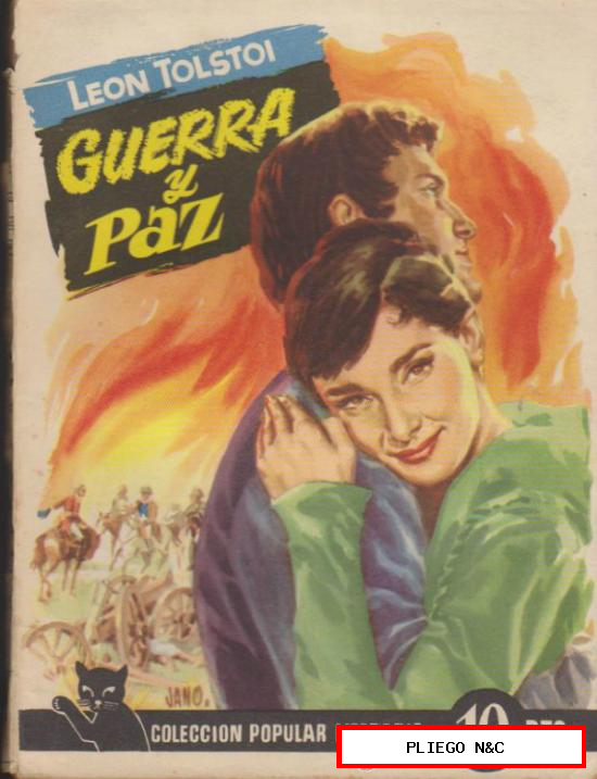 Colección Popular Literaria nº 27. Guerra y Paz. Año 1956
