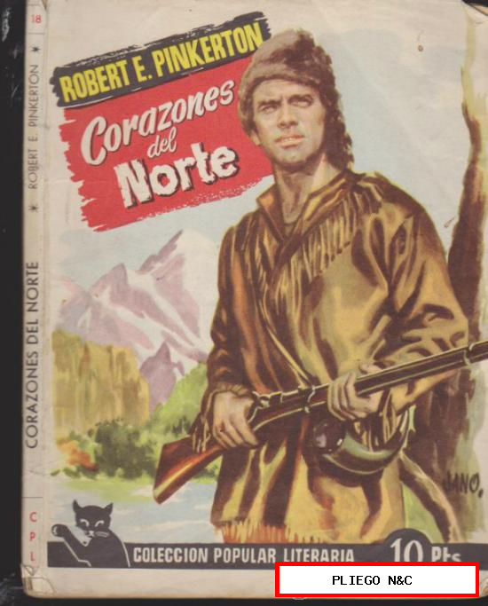 Colección Popular Literaria nº 18. Corazones del Norte. Año 1955