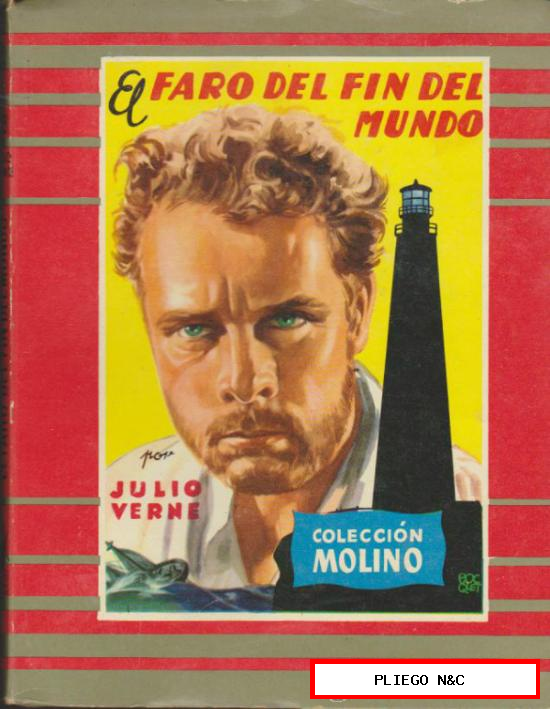 Molino nº 38. El Faro del fin del Mundo por Julio Verne. Molino 1956