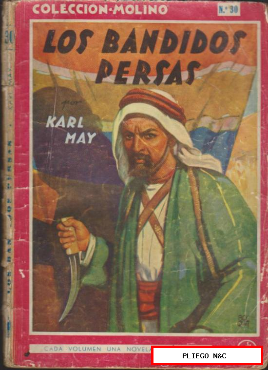 Los Bandidos persas por Karl May. Molino 1945