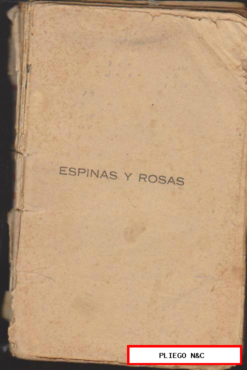 Espinas y Rosas por M. Berta Quintero y Escudero. Biblioteca Patria