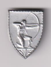 Pin de Alfiler. Emblema de Auxilio Social. Falange