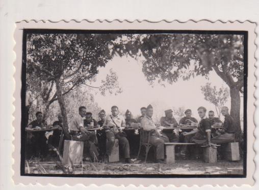Fotografía (x5,5) Balaguer-San Fernando, 1938, II Año Triunfal. Oficiales