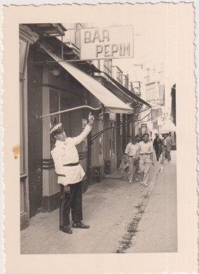 Infante de Marina en Jerez de la Frontera (Cádiz) Foto Malet. Año 1955
