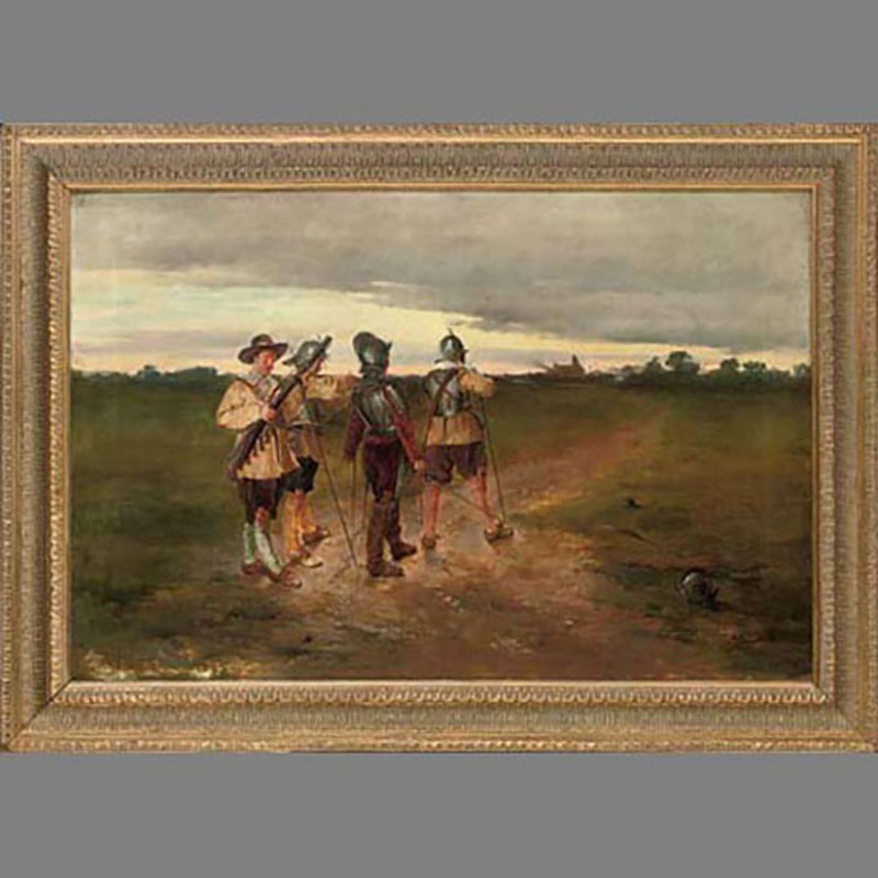 John T. Fouracre (Británico 1896-1905). Haciendo enemigos/ Engaging the enemy