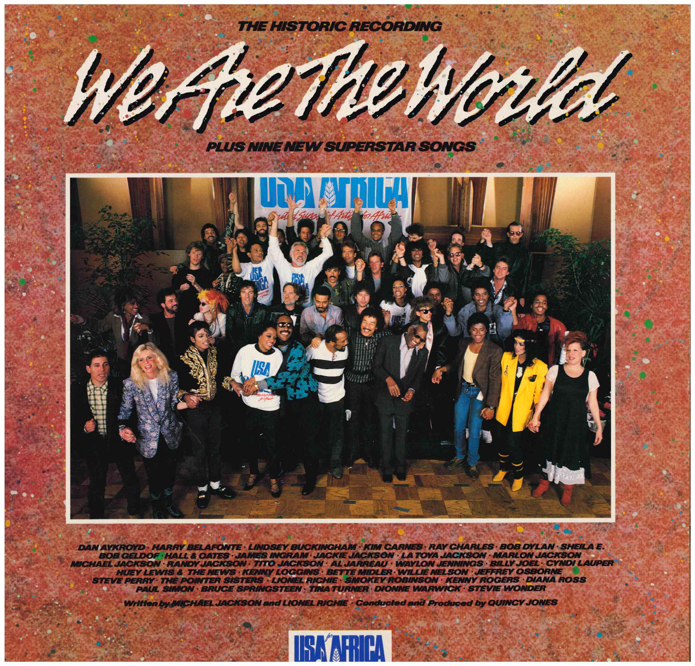 We are The World. Usa for Africa. CBS 1985 (S 26454)