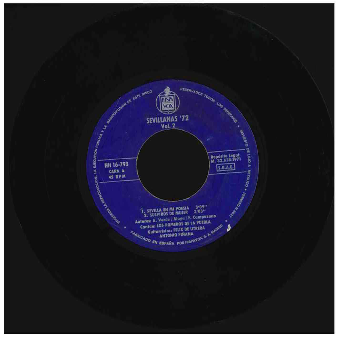 Los Romeros De La Puebla – Sevillanas 72 Vol. 2