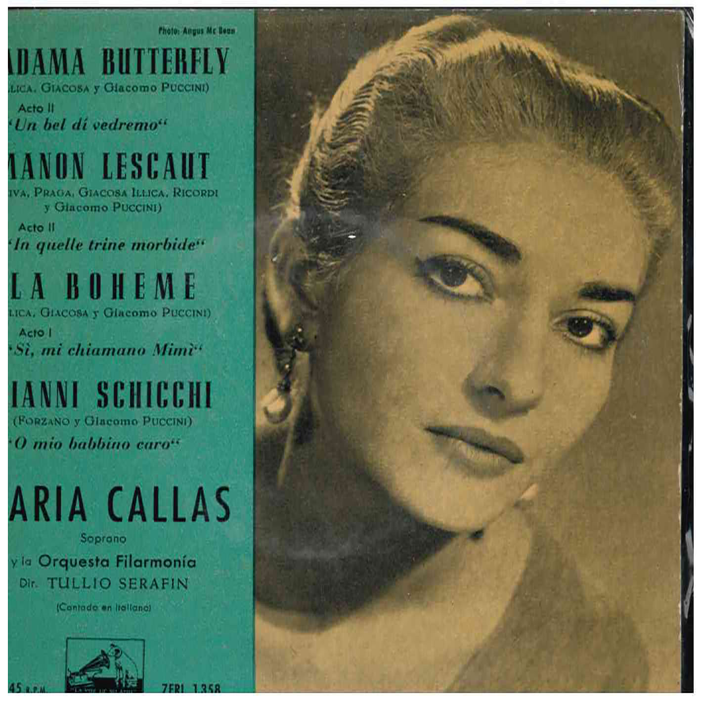 Maria Callas – Madama Butterfly / Manon Lescaut / La Boheme / Gianni Schicchi