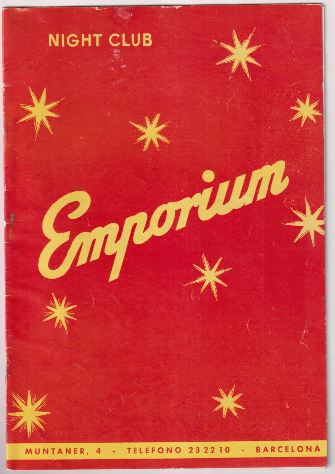 Night Club Emporium. Catálogos Publicitarios Antiguos. Francis Linel