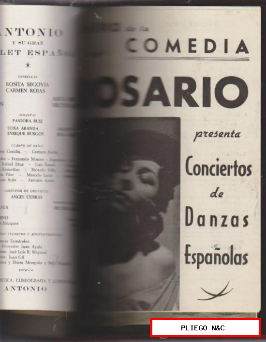 Antonio. 30 programas (16 repetidos) y Guía cinematográfica Duende y Misterio del Flamenco de Suevia Films