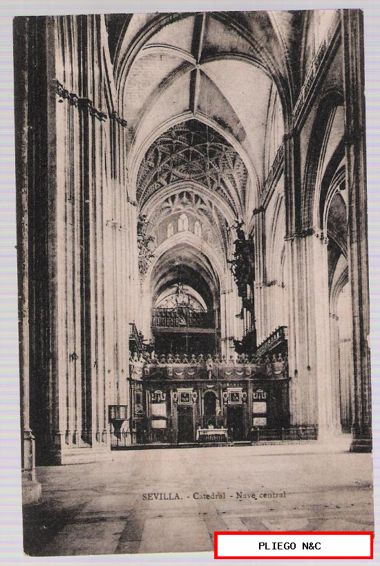 Sevilla-Catedral-Nave central. C.R.S. 69