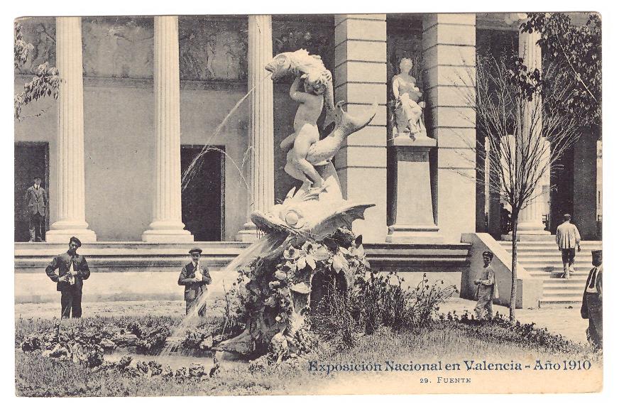 Exposición Nacional en Valencia. Año 1910. Fuente