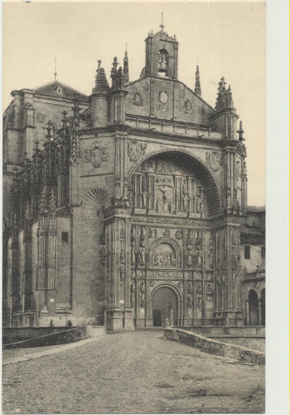 Salamanca. Iglesia de San Esteban. Escrita al dorso. Destino Sevilla