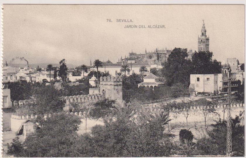 Sevilla. Jardín del Alcázar. Colección Barreiro nº 76