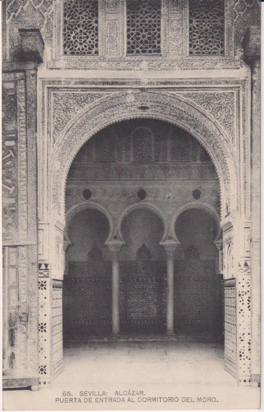 Sevilla. Alcázar. Puerta de entrada al dormitorio del Moro. Colección M. Barreiri nº 65