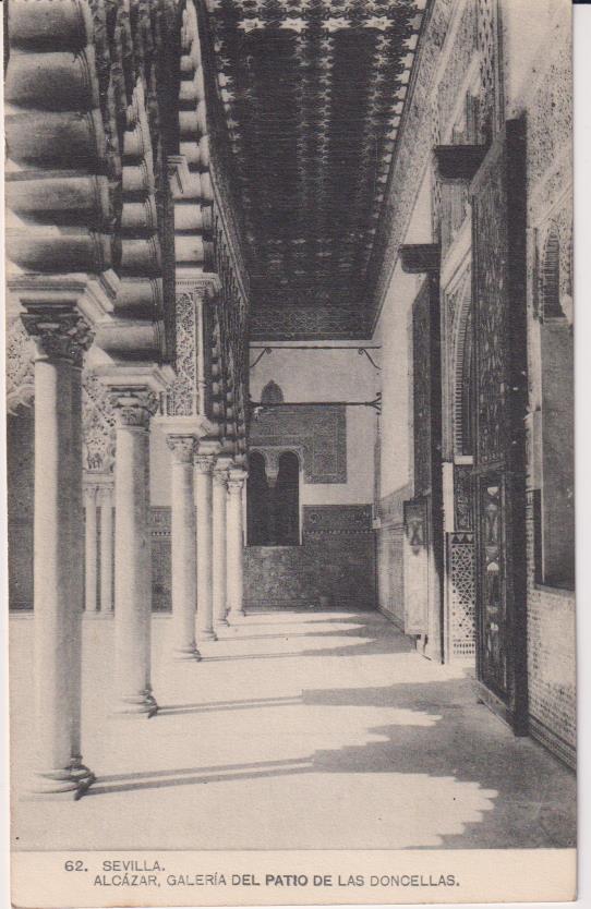 Sevilla. Alcázar. Galería del patio de las Doncellas. Colección M. Barreiro nº 62