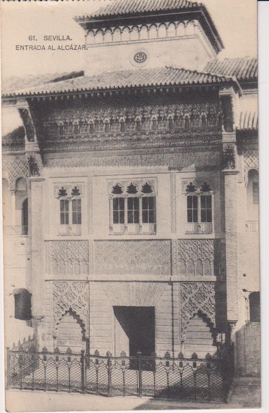 Sevilla. Entrada al Alcázar. Colección M. Barreiros nº 61
