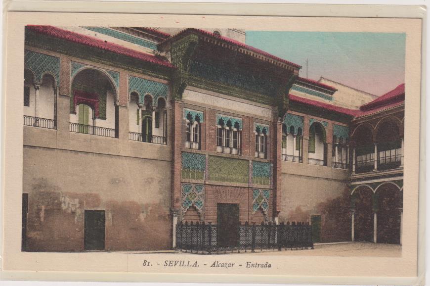 Sevilla. Alcázar, Entrada. L. Roisin nº 81