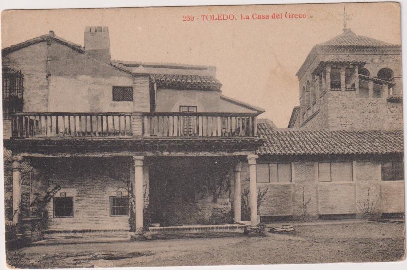 Toledo. La casa del Greco. Edi. Almirali nº 239