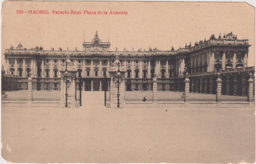 Madrid Palacio Real. Plaza de la Armería. Edición Almirali nº 702