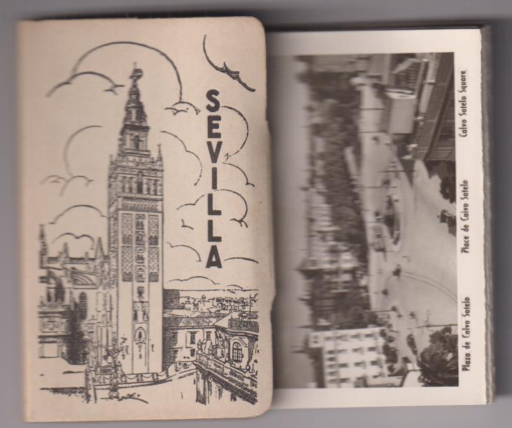 Sevilla.  Librito de 12 Postales (9x5,5) nº 3. Ediciones García Garrabella