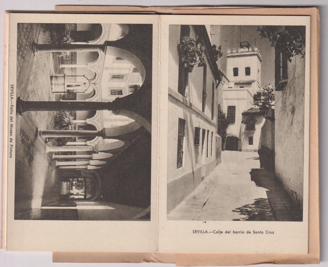Librito Completo de 10 Postales de Sevilla. Heraclio Fournier