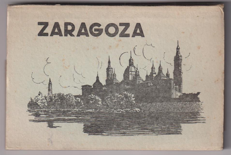 Librito Completo de 10 Postales de Zaragoza. Ediciones García Garrabella nº 1